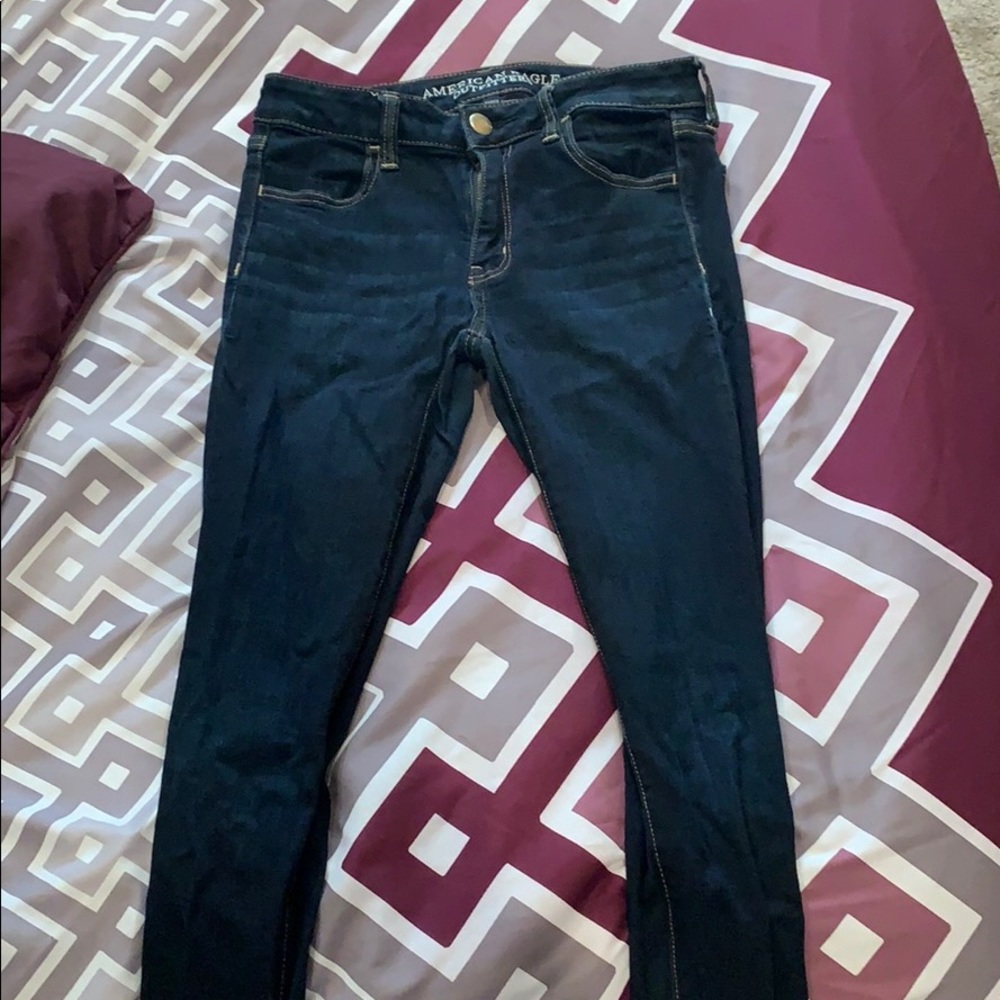 American Eagle Dark Wash Leggings